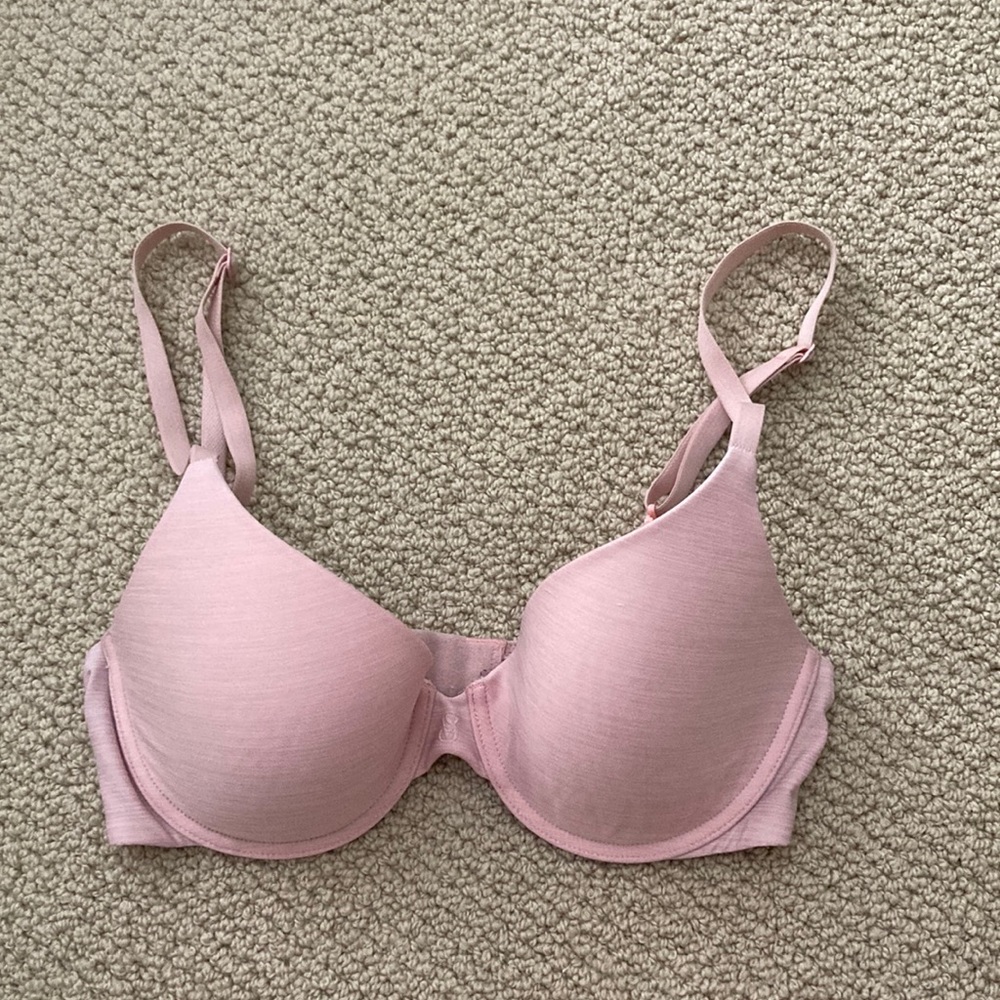 Victoria’s Secret Uplift Semi Demi Pale Pink Ultra Soft Wear Everywhere 32C EUC